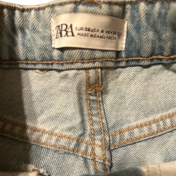 Womens Zara Jean Shorts Size 4 - Picture 3 of 4